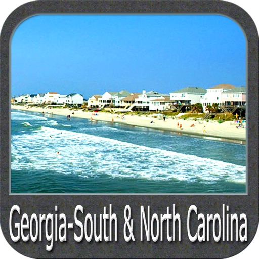 Boating Georgia South to North Carolina GPS Map