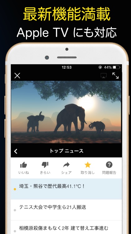 テレビ視聴とネット動画が見放題:ニュース&アニメ screenshot-4