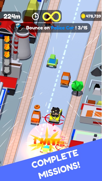 Bouncy Cops screenshot-3