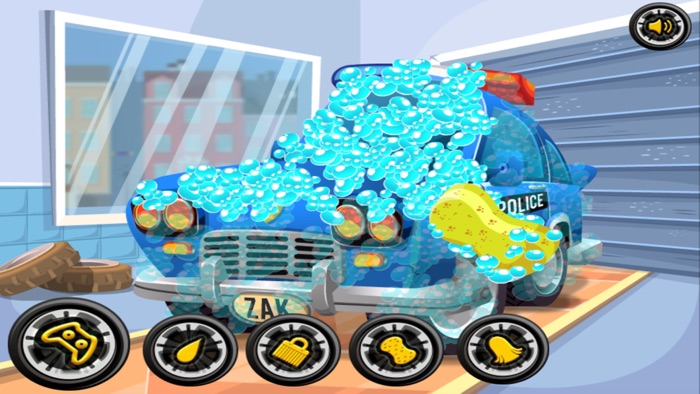 警车游戏 -小汽车清洗