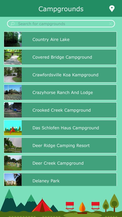 Indiana Camping Locations screenshot 2