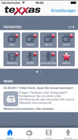 Game screenshot teXXas TV-, Kino- und Eventprogramm hack