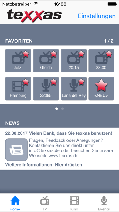 How to cancel & delete teXXas TV-, Kino- und Eventprogramm from iphone & ipad 3