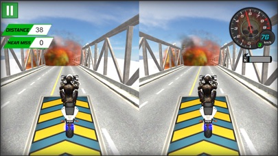 VR Street Moto Bike Race screenshot 3