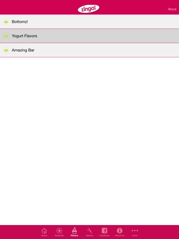 Zinga Frozen Yogurt screenshot 3