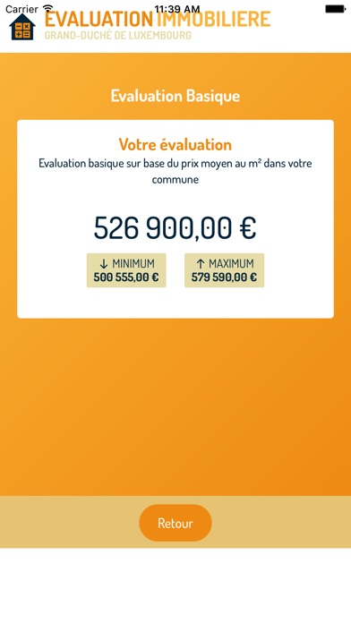 Evaluation Immobiliere screenshot 2