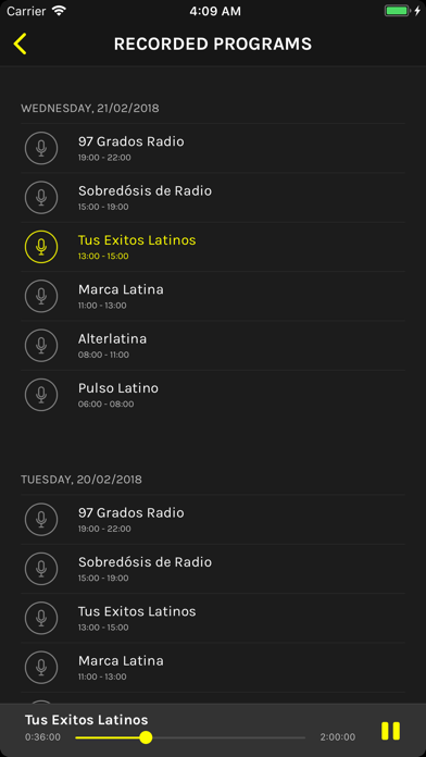 Latina 97.1 screenshot 4