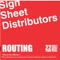 The Sign Sheet Distributors CNC Letter Routing Estimator App allows you to estimate the cost of CNC Routed Lettering in your chosen material