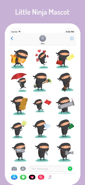 Little Ninja Stickers(圖2)-速報App