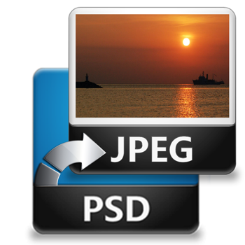 Convert PSD to JPEG