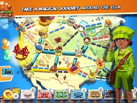 Ticket to Ride: First Journey iPad app afbeelding 2