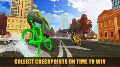 Superheroes Happy Bike Race screenshot 2