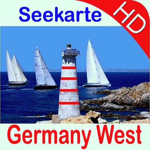 Marine: Germany West HD - GPS Map Navigator icon