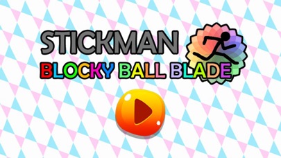 Stickman Blocky Ball Blade screenshot 2