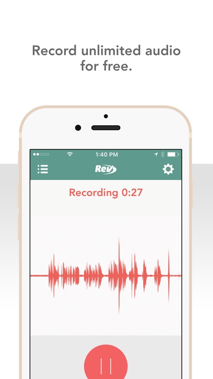 Rev Voice Recorder: Audio Transcription