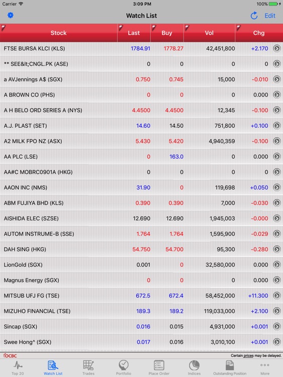 iOCBC TradeMobile (iPad Edition)