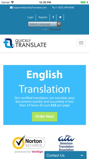 QuicklyTranslate 40+ Languages