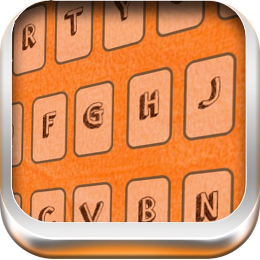 Orange Background Color Keyboard Themes