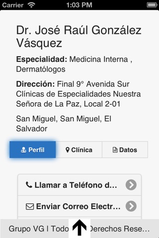 Directorio Médico El Salvador screenshot 4