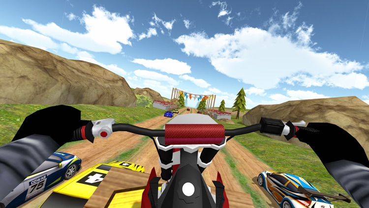 Dirt Bike Racing Rally Traffic