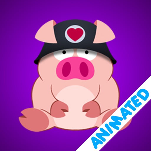 Cute Piggy Commando (animated) icon