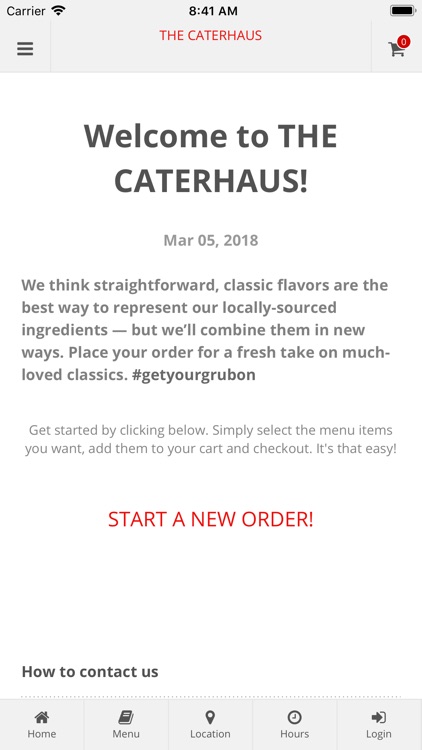 The Caterhaus App Orders