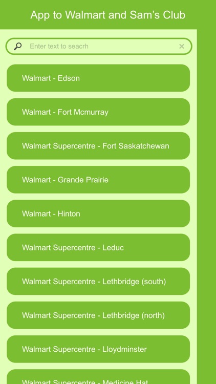 App to Walmart and Sam’s Club