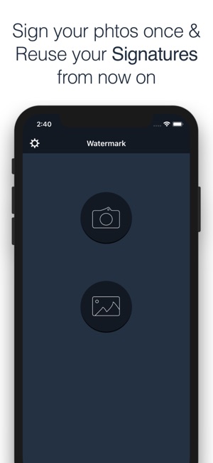 Watermark - Sign your photos