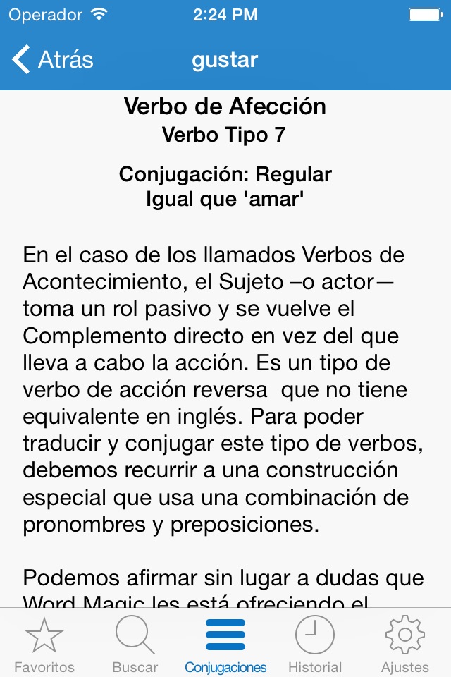 English Spanish Verbs screenshot 4