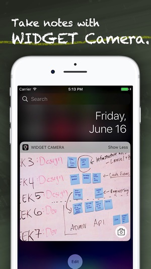 Take notes with Widget Camera - Widget Camera(圖1)-速報App