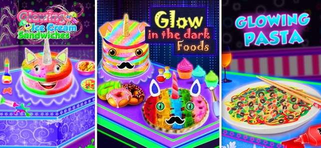 Glowing Unicorn Desserts Game!