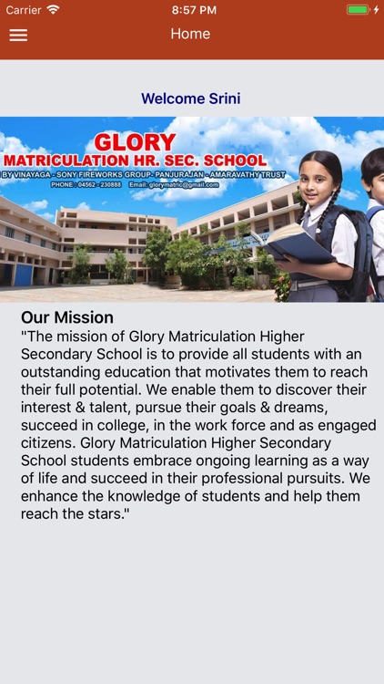 Glory Matriculation