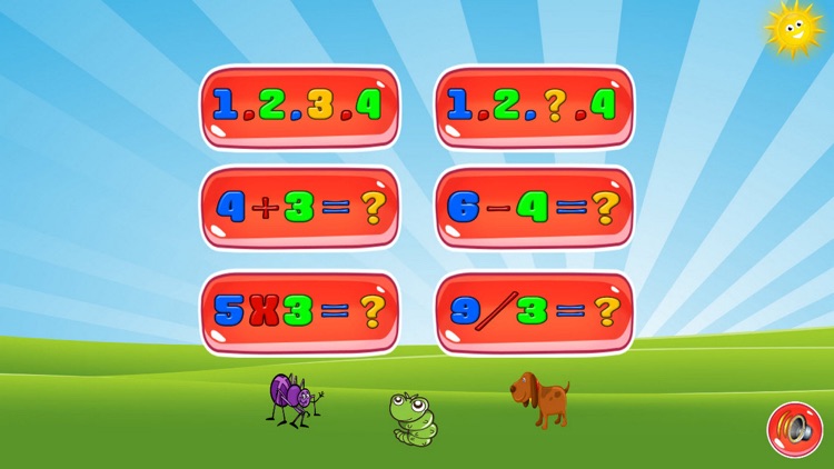 First Grade Math Learning Game