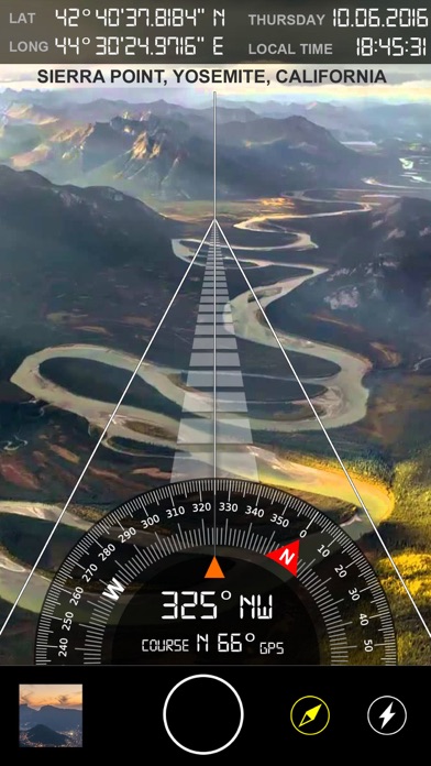 Compass i8 (GPS Camera) screenshot 2