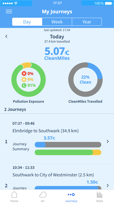 CleanSpace - Air Pollution App screenshot 4