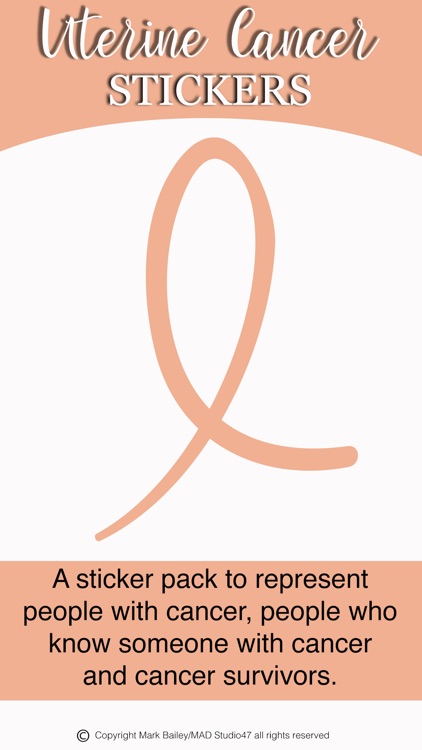 Uterine Cancer Stickers