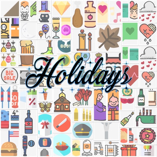 USA Holiday Stickers icon