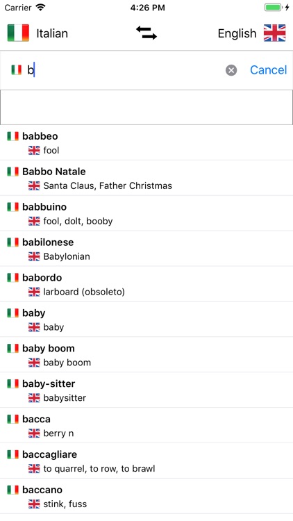 Italian Dictionary - English screenshot-4