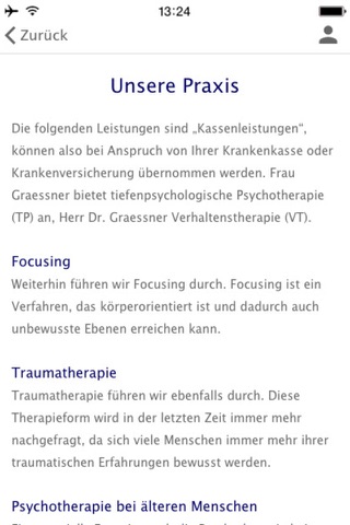 Graessner Psychotherapie screenshot 2