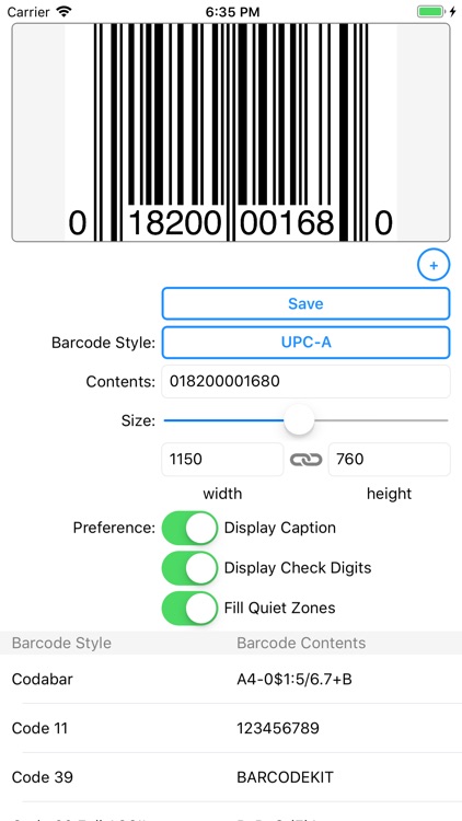 Barcode Generator -23 Barcodes screenshot-4
