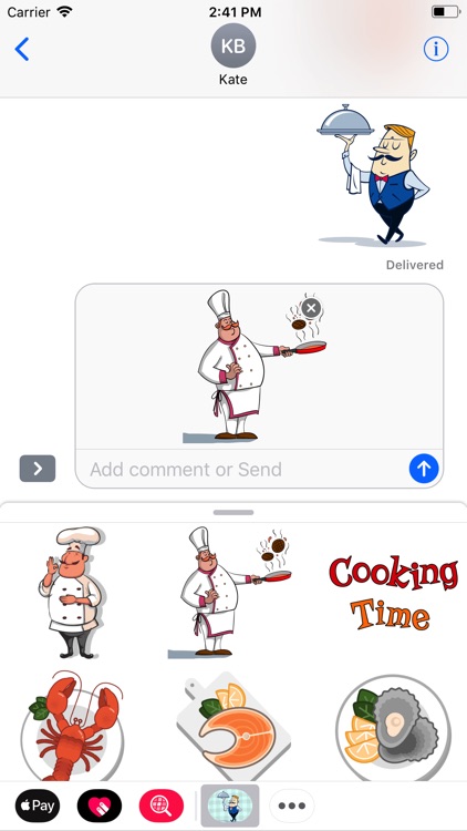 Chef Gourmet Solo Stickers