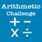 Math: Arithmetic Challenge is a mathematical app in which you have to solve a lot of interesting mathematical examples, test your brain on counting in mind