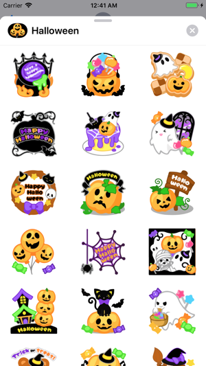 Hollow Halloween Emoji Sticker(圖2)-速報App