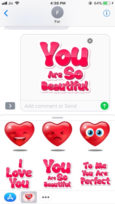 Valentine Love Sticker screenshot 2