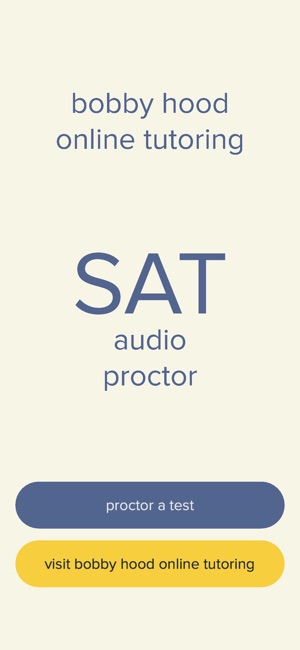 SAT Audio Proctor