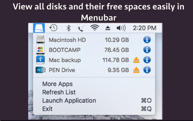 Disk Free Space