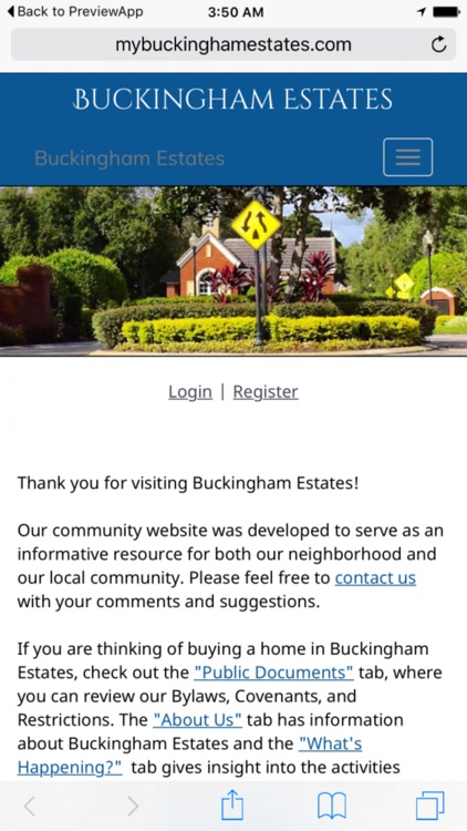 Buckingham Estates HOA