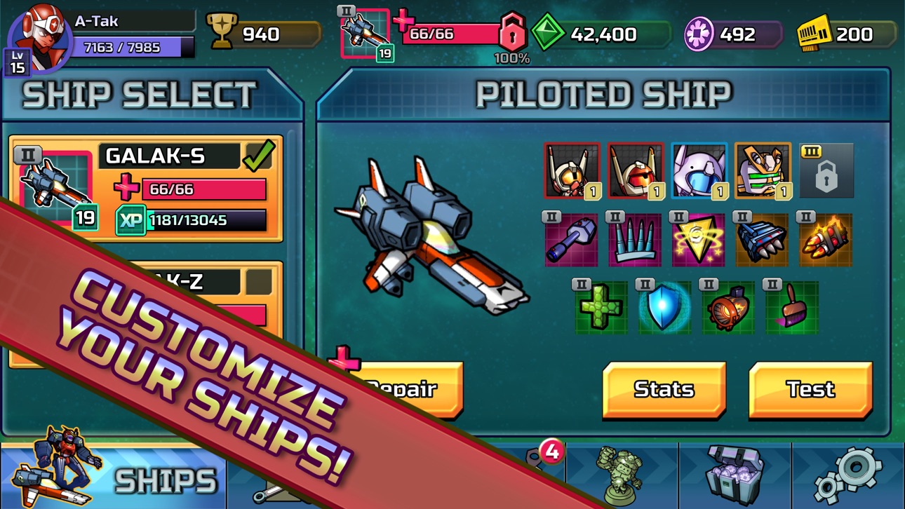 GALAK-Z: Variant Mobile - Free Hack screenshot 4 - iOS game interface