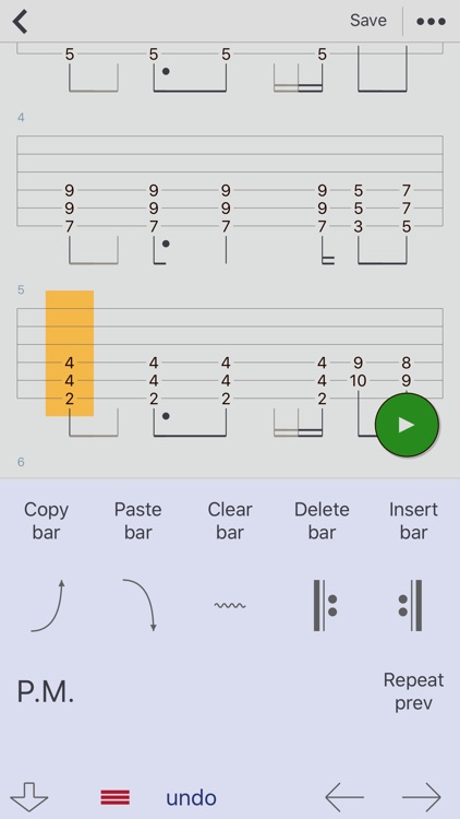Guitar Tabs X - tabs editor screenshot-4