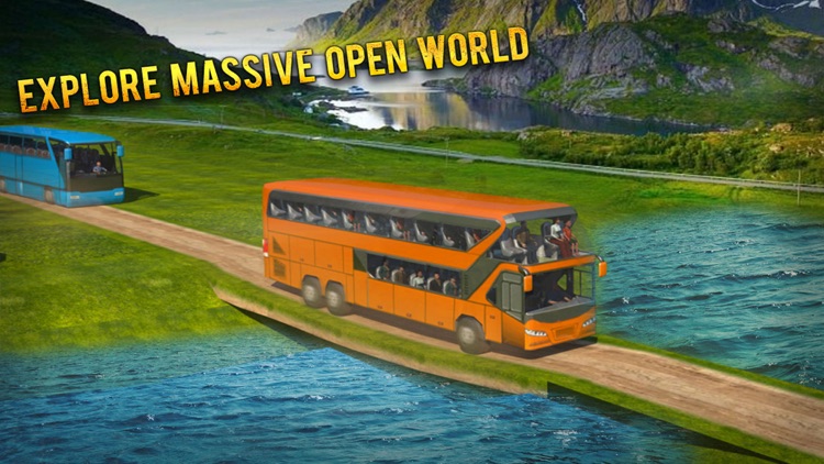 Coach Bus Simulator 3D: Driving School Game screenshot-3